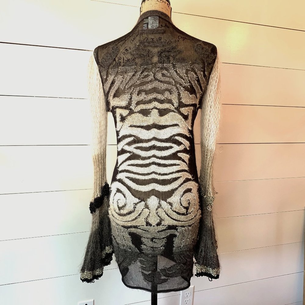 Jean Paul Gaultier Mohair Cardigan Sweater M